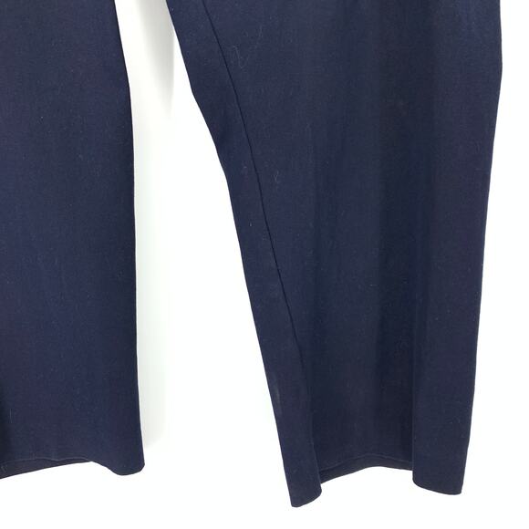 SOLD Lane Bryant Pants Women's Plus Size 24 Crop Navy Blue Slash Pockets - Picture 5 of 8